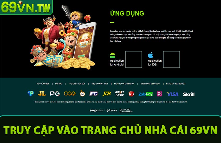 Truy cập vào đúng trang chủ nhà cái 69vn